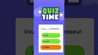 &Ecirc;TRE Verb Quiz | Beginner Conjugation Practice #easylearningfrench #frenchforbeginners