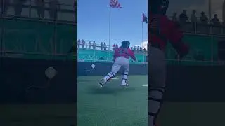 Cleveland Guardians Bo Naylor warming up starting pitcher in Cleveland Ohio ￼