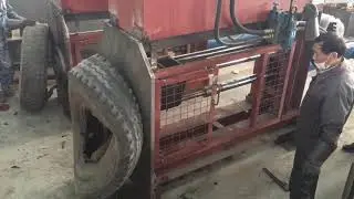 Single hook tyre bead steel wire separating machine/Waste tyre recycling debeader