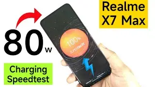 Realme X7 Max 80w Fast Charging Speedtest