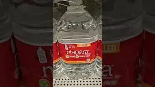 New Distilled water at Dollar Tree #dollartree #water #shopping