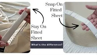 Snap On vs. Stay On Fitted Sheet | One Bed