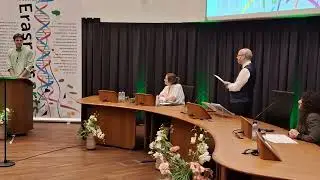 Uitreiking van de doktersbul aan Luca