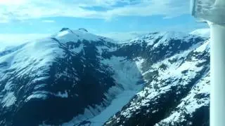 Alaska bush plane flt to remote Hydro  Dam