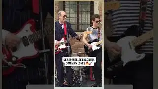 🎸DE REPENTE SE ENCONTRA  COM MICK JONES!? #napontadaagulha #rock #rocknroll #theclash