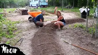 Planting Root Crops In Our Curved Garden Mounds - Southern Missouri Ozarks - Dirty’ol Homestead Life