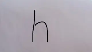 Easy Giraffe drawing from alphabet | h = 🦒 | #shorts #drawing #fun #giraffe #art #draw #artshort