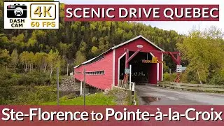 🚗 Journey Through Beauty | Route 132: Ste-Florence to Pointe-&agrave;-la-Croix, Quebec in Stunning 4K 🌲🌊