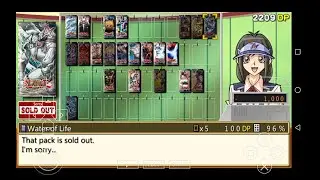 Locating and buying some cards at the Yu-Gi-Oh! Gx Tag Force game store