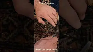 Persian rug restoration