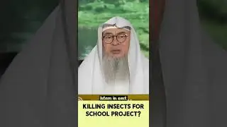 killing insects for school project  #islamineast #islam #fyp #sheikhassimalhakeem  #allah