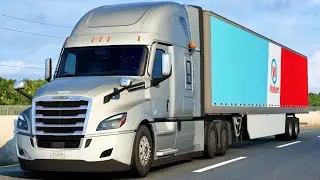We're running extremely late for the delivery | ATS | Gameplay + Steering |