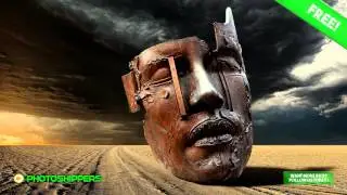 Free Photos! Surreal Mask Face on Landscape | Quality Creative Commons Photography!