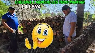 A MINCHO Y A LA CHELONA LES TOCO PANTIR LA LE&Ntilde; PARA QUE ESTE ORDENADA P-4