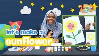LET'S MAKE A SUNFLOWER | EASY ART FOR KIDS | MAHDI TV KIDS