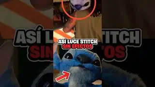 As&iacute; luce la Stitch sin efectos especiales!! 😱