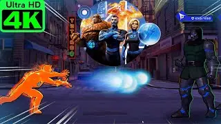 HUMAN TORCH - Gameplay & Abilities SHOWCASE! | Fantastic Four Event Shatter Mode (MCOC)
