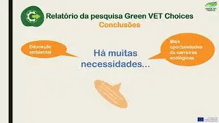 Green VET Choices Relat&oacute;rio de investiga&ccedil;&atilde;o - Resumo