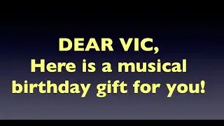 The BORSCH(T) song for VIC!