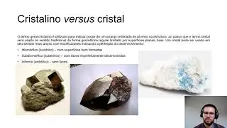 Mineralogia - Cristalografia - Parte 1
