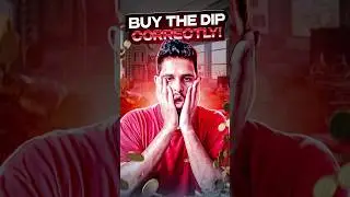 How to CORRECTLY Buy The Dip In CRYPTO! #bitcoin #crypto #shorts