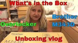 What's in the box ? | Brother M343D | Overlocker Unboxing