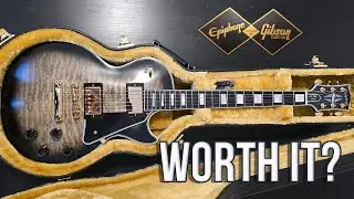 Is the Sweetwater Exclusive Epiphone Cobra Burst Les Paul Custom Worth $1,299? (First Impressions)