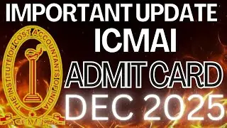 IMPORTANT CIRCULAR BY ICMAI || FOUNDATION || INTER || FINAL #icmaiannouncement #cma #icwai #icmai 