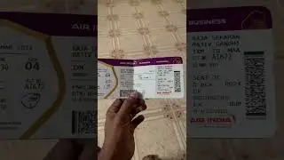 Air India Business Class Madurai to Chennai | Food, Comfort & Experience