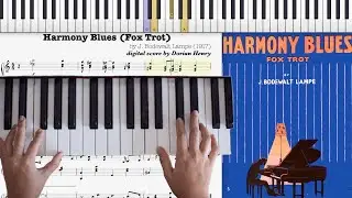 Harmony Blues by Bodewalt Lampe (1917, Ragtime piano)