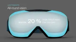 uvex megasonic: innovative frameless safety goggles with panoramic view (EN)
