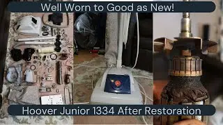 Good as new again! Hoover Junior 1334 with ALOT of NEW genuine parts!
