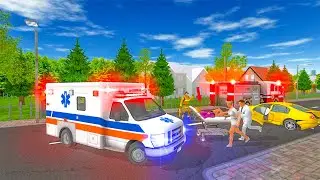 Survival Ambulance Rescue Driving । Emergency Ambulance Van Simulator । Android Gameplay