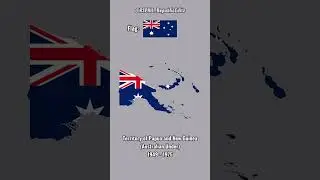 Evolution of Papua new guinea 🇵🇬 #papuanewguinea  #evolution #flagmap #history