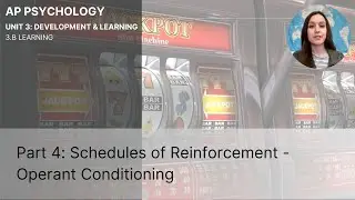 Unit 3B Part 4 Schedules of Reinforcement - Operant Conditioning
