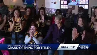Title 9 women's sports bar opens in Pittsburgh