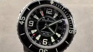 Blancpain Fifty Fathoms 500 Fathoms GMT 50021-12B30-52B Blancpain Watch Review
