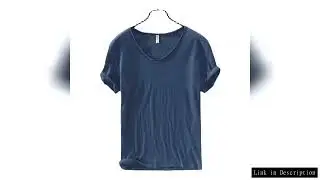 New Mens T Shirt Pure Color V Collar Short Sleeved Tops Tees Men T-Shirt 10colors slim Man T-Shirts