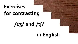 How to pronounce /ʤ/ and /ʧ/ in English (Sound Workout) #pronunciation