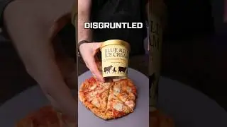 ICE CREAM on Pizza is even better than PINEAPPLE #shorts #pizza #food