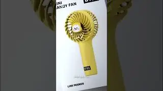 BT21 Chimmy Bag & Hand Fan 🐶💛 | BTS Jimin Merch Unboxing  #chimmy #foryou