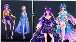 Epic Glow Up ! Ultimate Princess Fashion transformation | Rumi and Elsa 