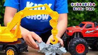 Big Monster Truck Crash 🚁 Toy Helicopter & Rescue Vehicles Save the Day! Video for Kids | Kidy Toys