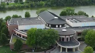 Downtown Elgin Drone View