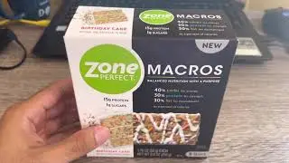 Review of Zone Perfect Protein bar.