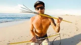 $50 HAND SPEAR CHALLENGE WHILE CAMPING Living From The Ocean - Ep 78