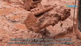 Začalo odbahnění rybníka ve Volanově (31.10.2024)