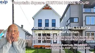 Downtown Indy Home Tour: Gorgeous Newer Construction Home In Fountain Square New to the Market!