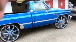 Candy Blue Shortbed on 30s
