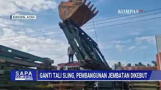 Pemulihan Pascabencana, TNI Bergerak Ganti Sling Jembatan Darurat Aceh